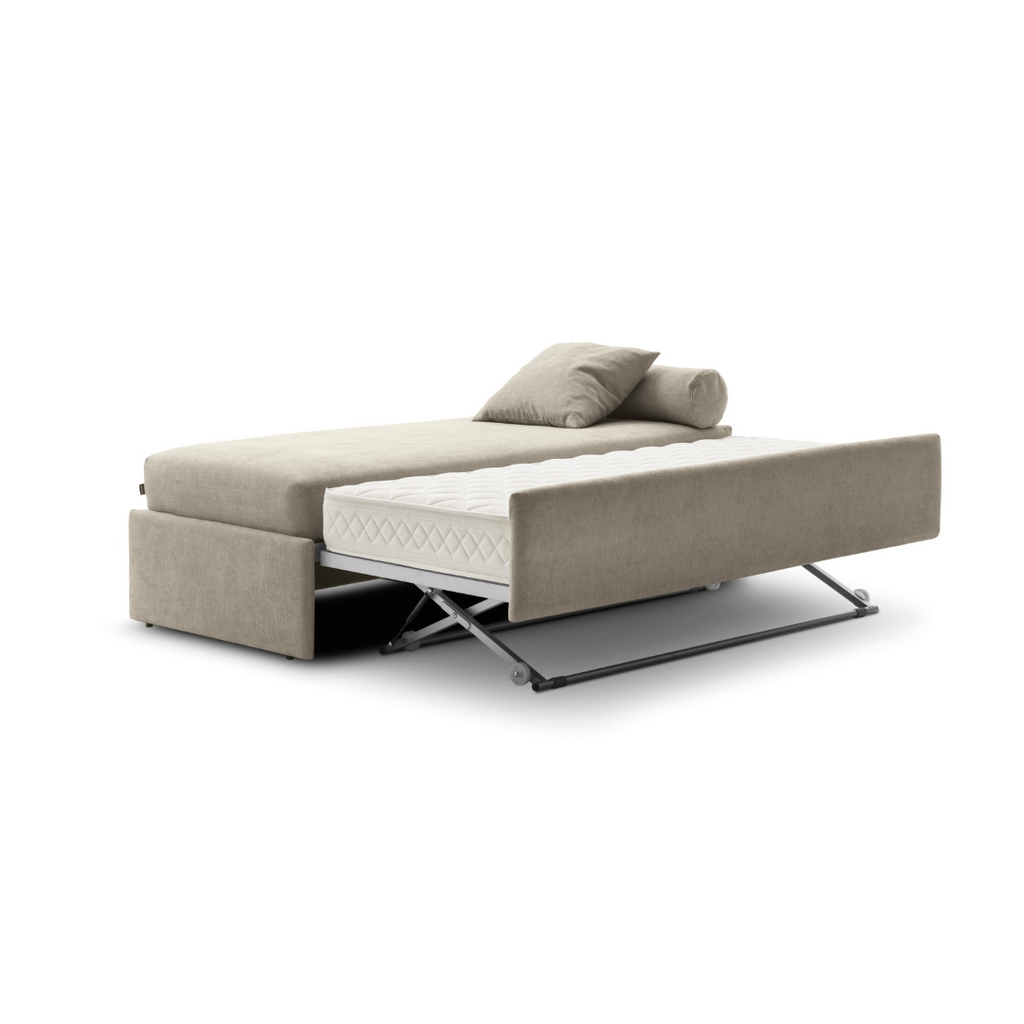 LINE-Chaise-Longue Sofa Bed-Automatic Pull Out Guest Bed-Bolzan Letti | Milola