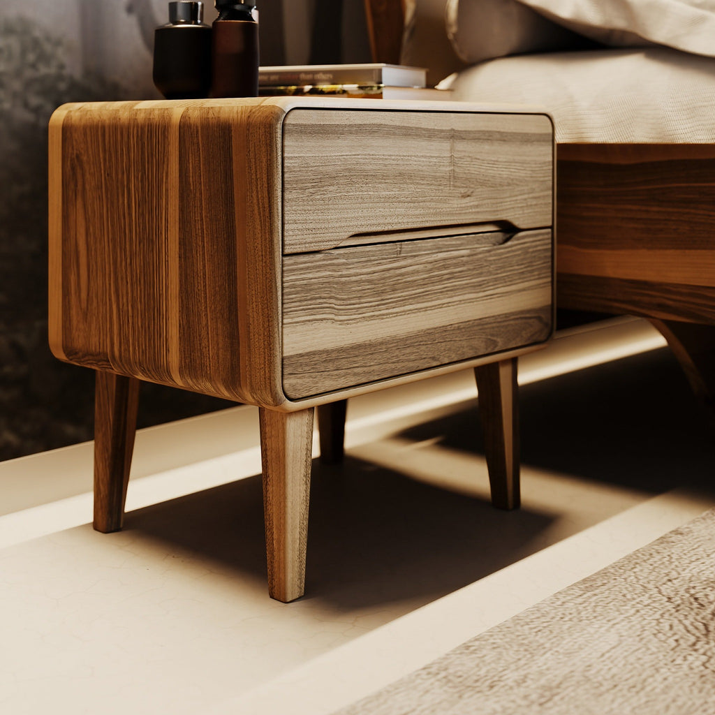 LYS - Bedside Table with 2 Drawers | Milola