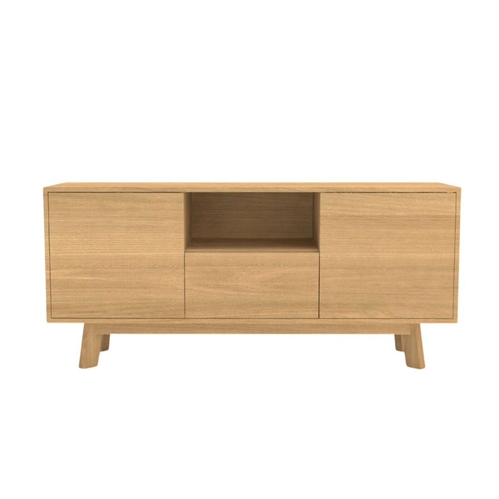 Flex TV Unit  - Solid Oak