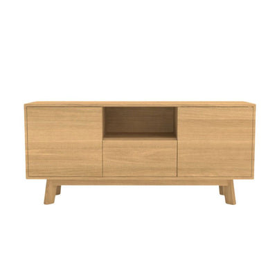 Flex TV Unit  - Solid Oak