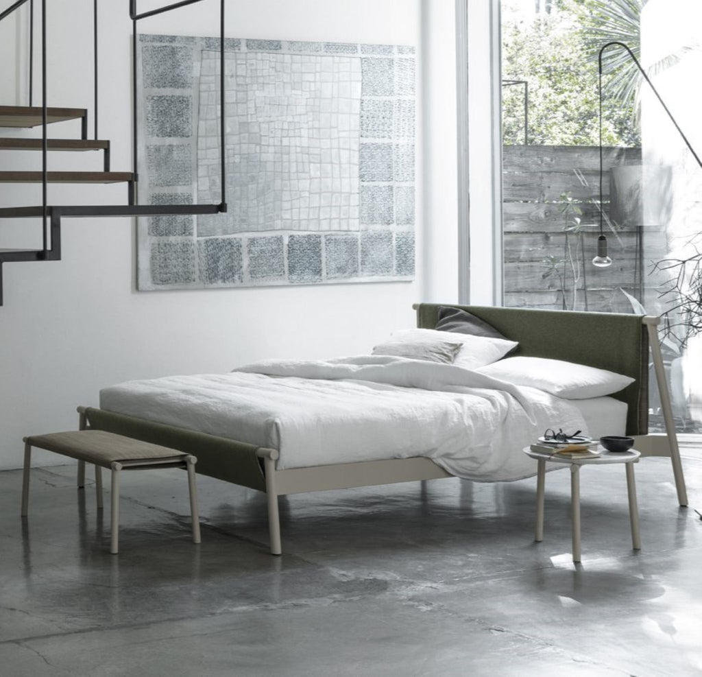 JACK - Upholstered Bed - Scandinavian Design - Bolzan | Milola