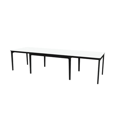 Skovby #26 Extendable Dining Table in Black Oak with White Top - Skovby | Milola
