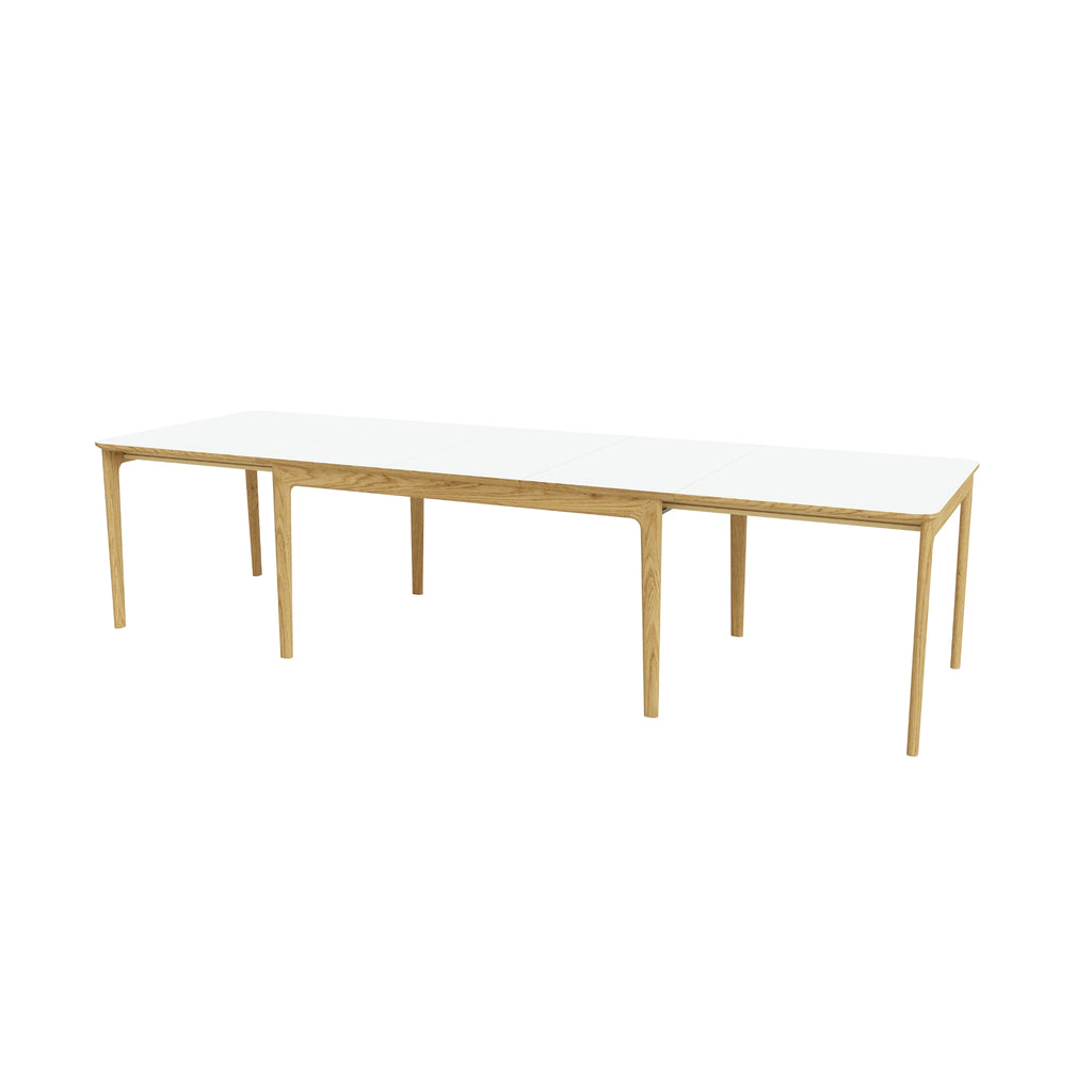 Skovby #26 Extendable Dining Table in Oak Natural Oil with White Top - Skovby | Milola