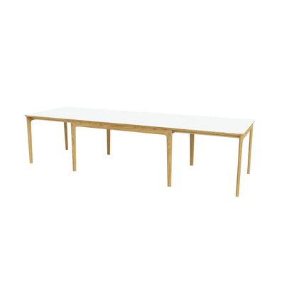 Skovby #26 Extendable Dining Table in Oak Natural Oil with White Top - Skovby | Milola