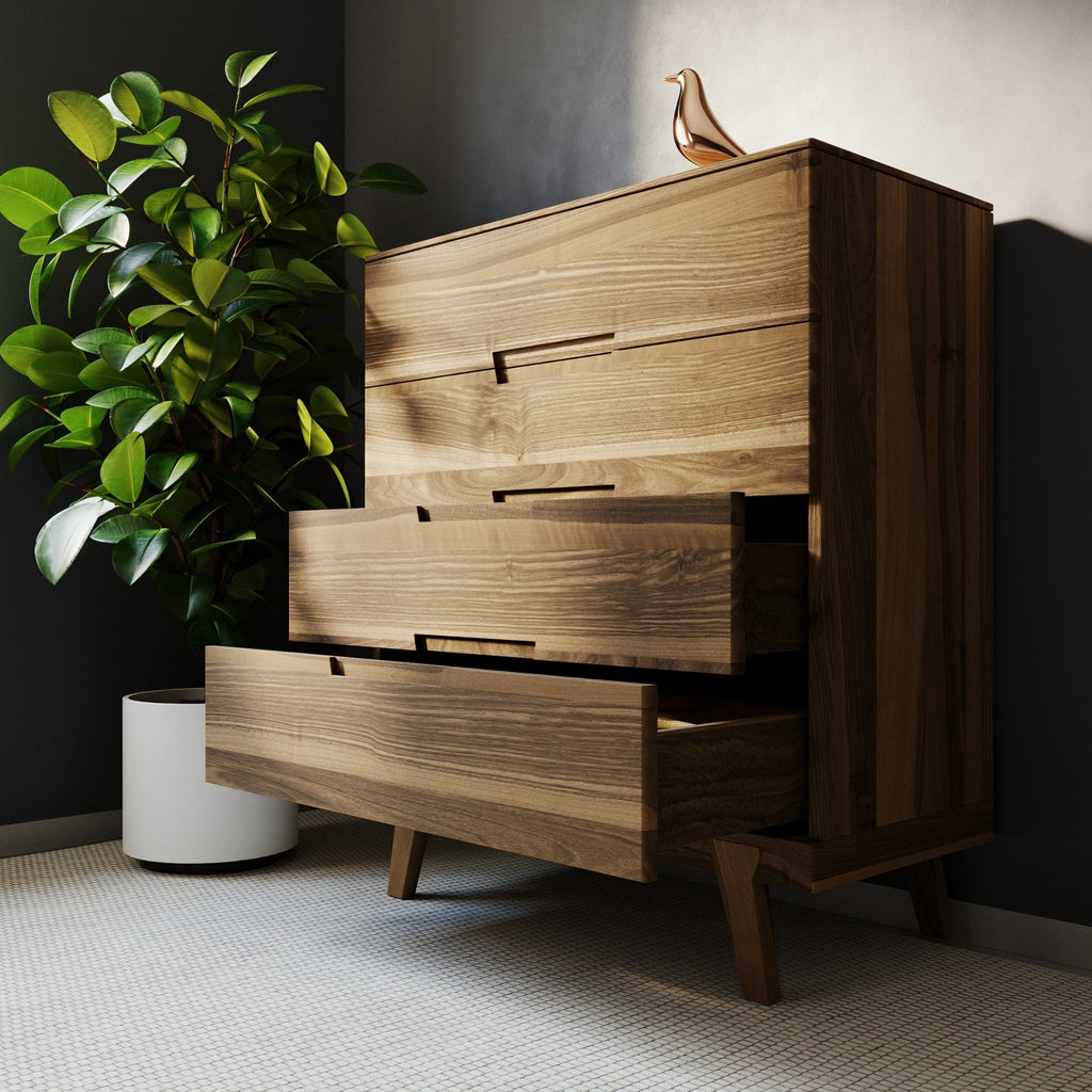 ASPECT 4 Drawer Wooden Dresser/Chest of Drawers