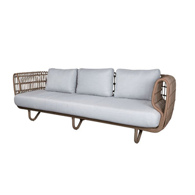 NEST - Outdoor 3 Seater Sofa in Natural Weave - Rattan Design - Cane-Line | Milola