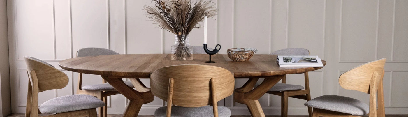 Amelia Wood Extendable Dining Table - Milola.ch