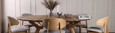 Amelia Wood Extendable Dining Table - Milola.ch