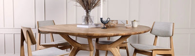 Amelia Wood Extendable Dining Table - Milola.ch