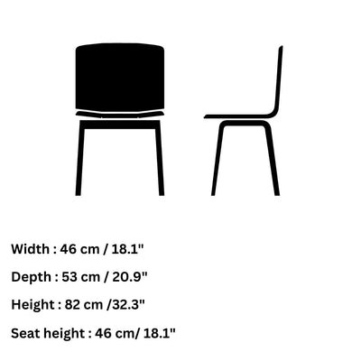 Skovby #811 Dining Chair Dimensions - Skovby | Milola
