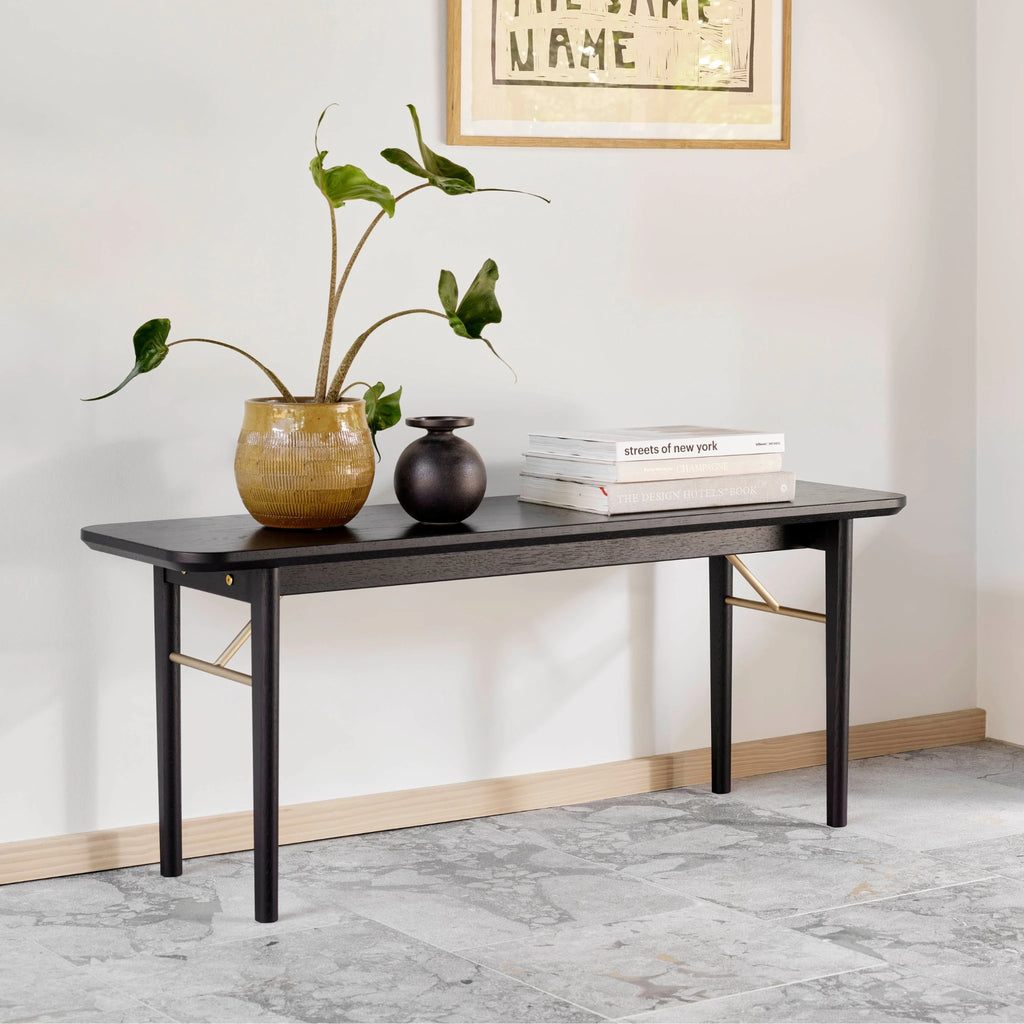 Skovby #832 Bench in Black Oak - Skovby | Milola