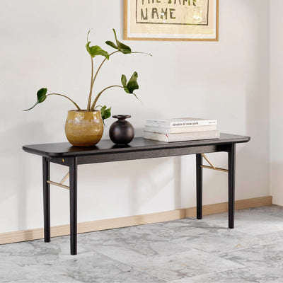 Skovby #832 Bench in Black Oak - Skovby | Milola