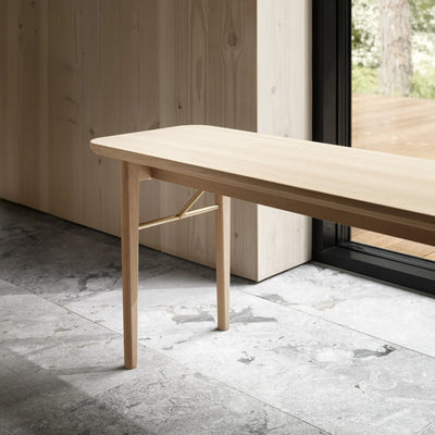 Skovby #832 Bench in Oak White Oil - Skovby | Milola