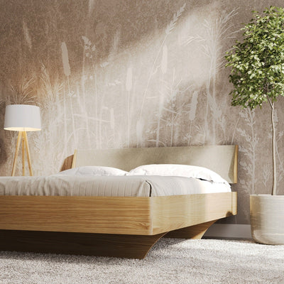 LYS -  Wooden Bed - Elegant Scandinavian Design | Milola