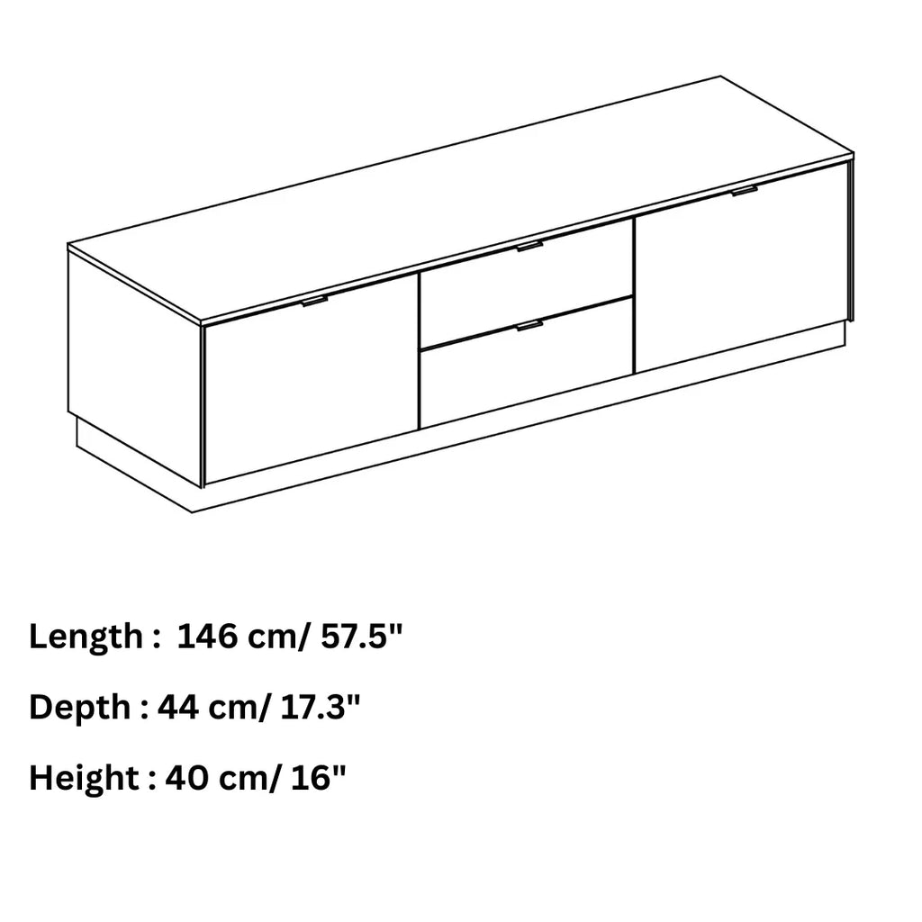 Skovby #931 TV Cabinet Dimensions - Skovby | Milola