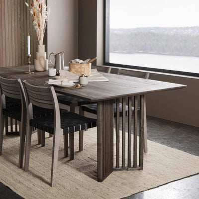 AKUSTIK Wood Extendable Dining Table - Scandi Design Furniture - Kristensen Kristensen | Milola
