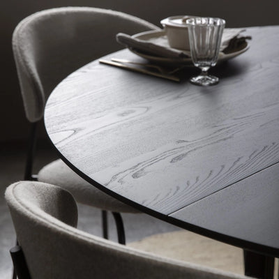 AKUSTIK Wood Extendable Round Dining Table - Scandi Furniture -  Kristensen Kristensen | Milola