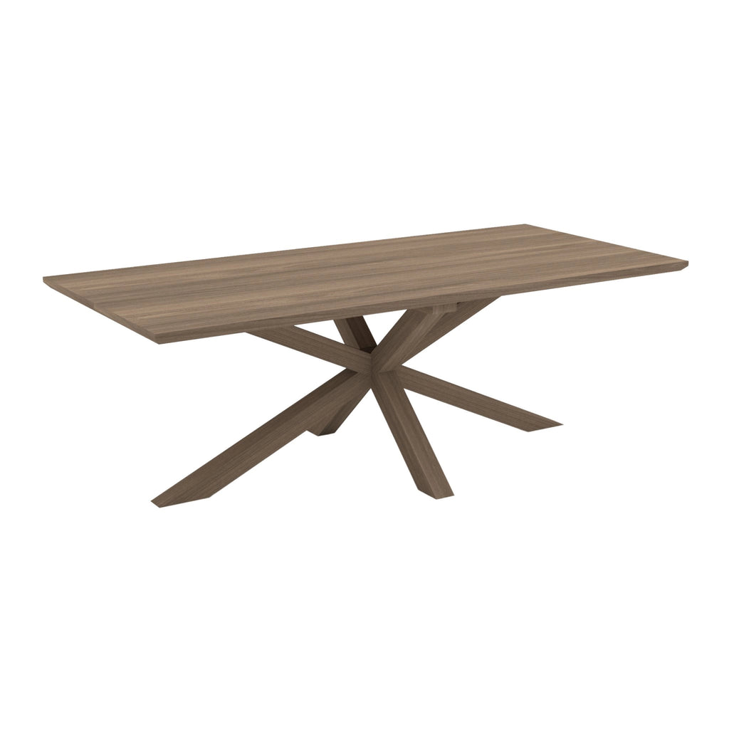 ALCOR Solid Wood Dining Tables Antique Brown Oiled Oak - Kristensen Kristensen | Milola