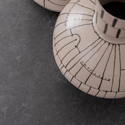 ALCORA Outdoor Sintered Stone Table in Charcoal Grey - Bizzotto | Milola