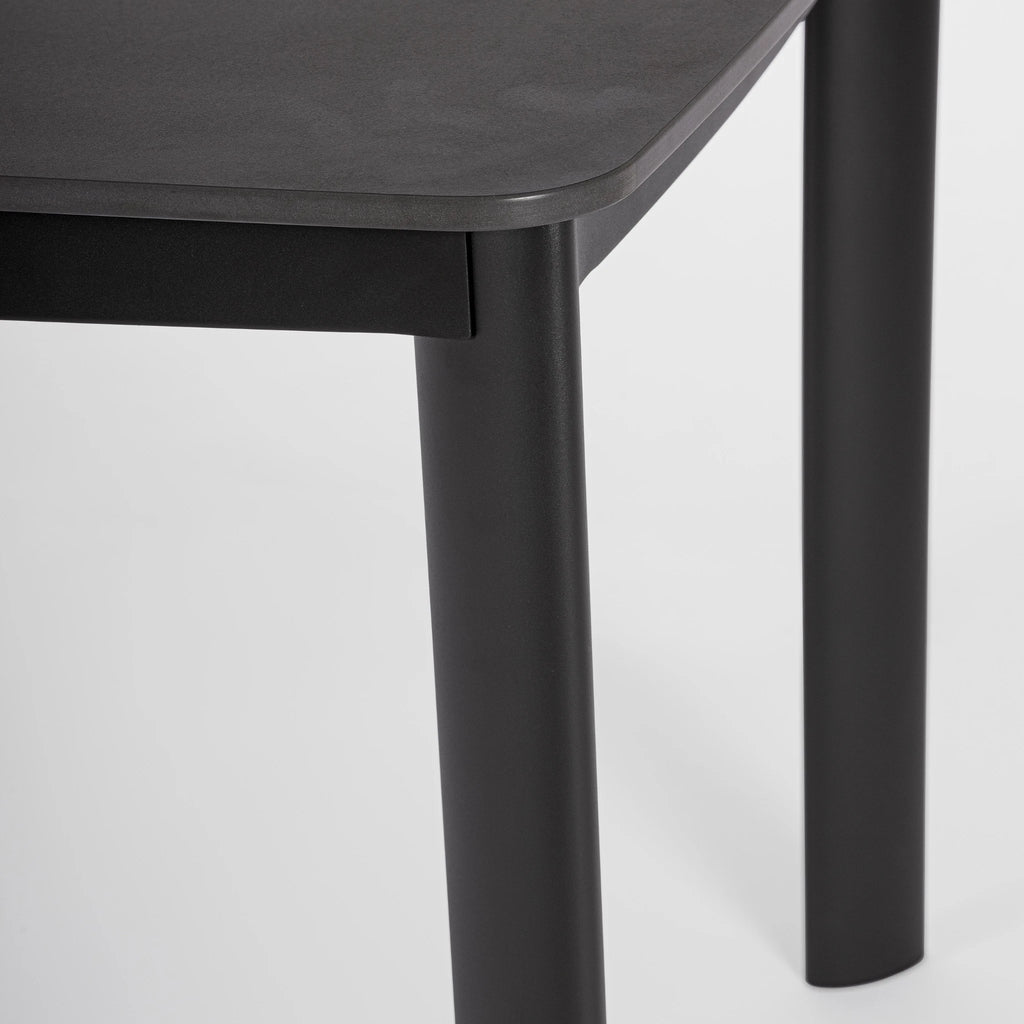ALCORA Outdoor Sintered Stone Table in Charcoal Grey - Bizzotto | Milola