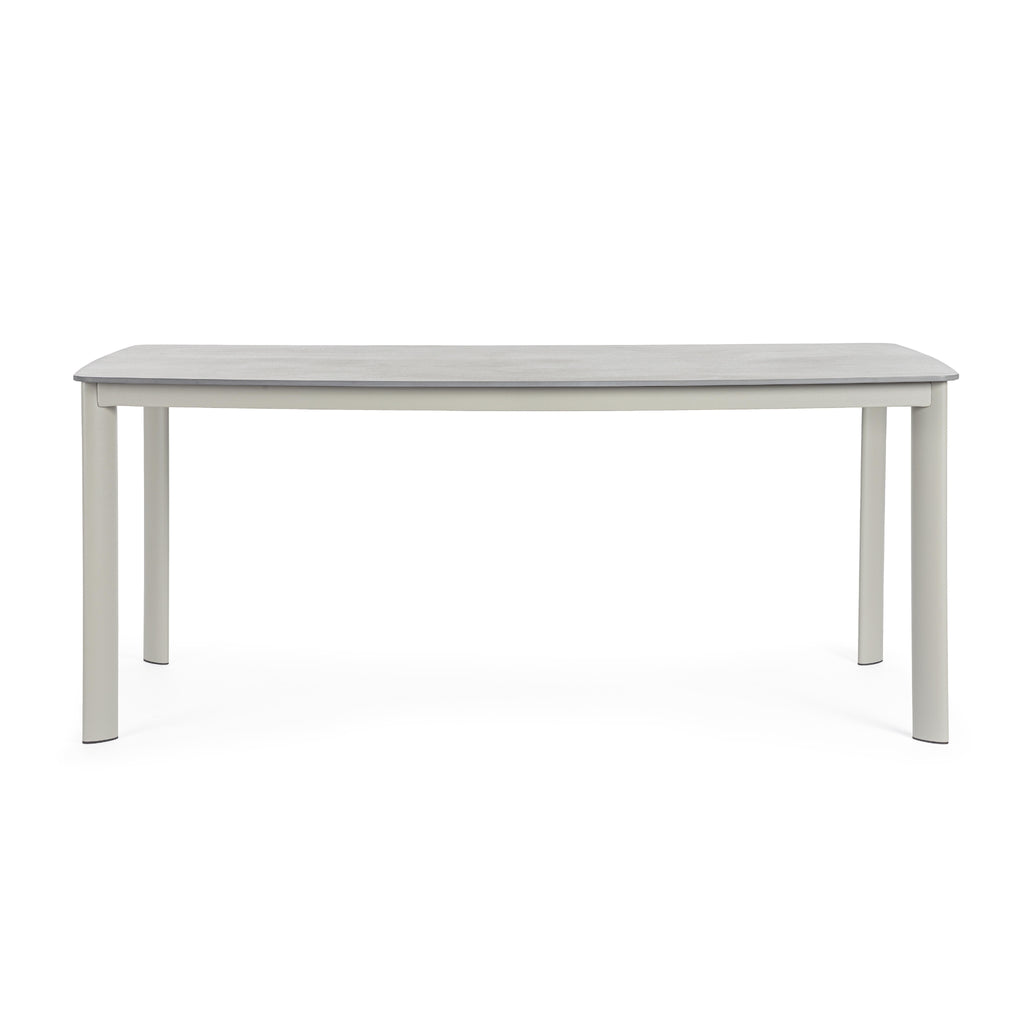 ALCORA Outdoor Sintered Stone Table in Saturn Beige - Bizzotto | Milola