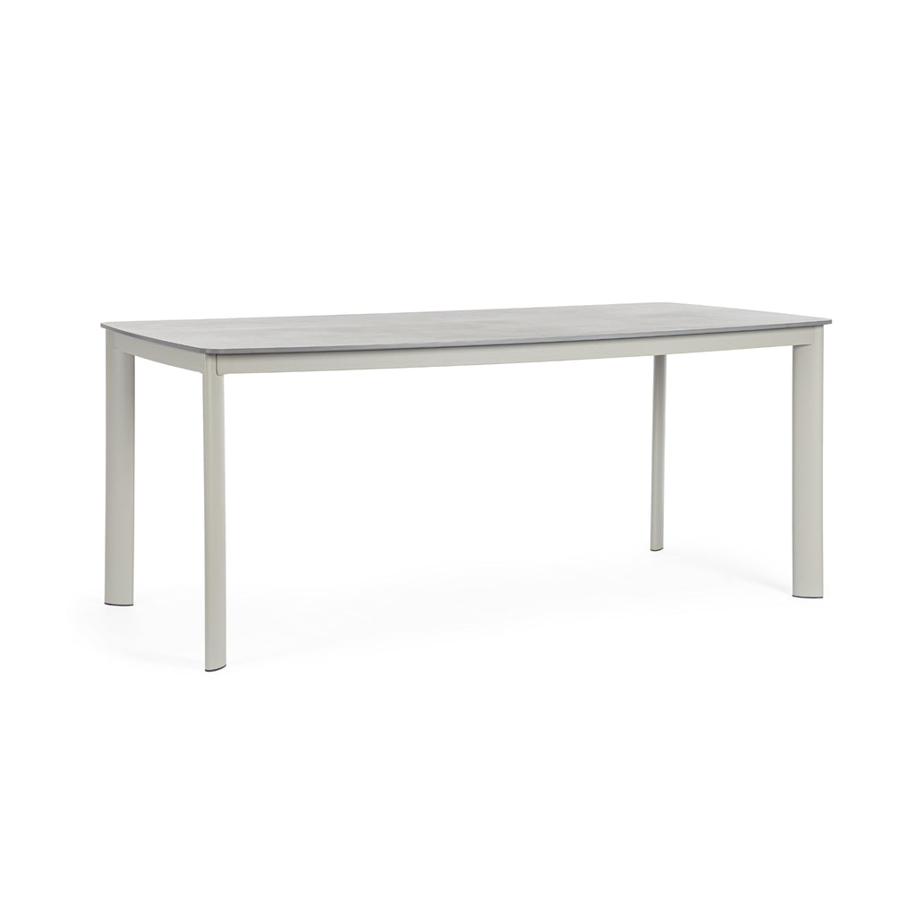 ALCORA Outdoor Sintered Stone Table in Saturn Beige - Bizzotto | Milola
