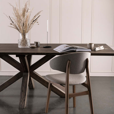 ALCOR Solid Wood Dining Tables in Mocca Brown - Kristensen Kristensen | Milola