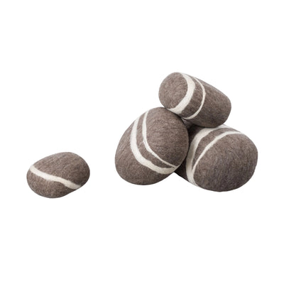 ALWIN Felt Pebble Pouf - Minimalist Design - Myfelt | Milola