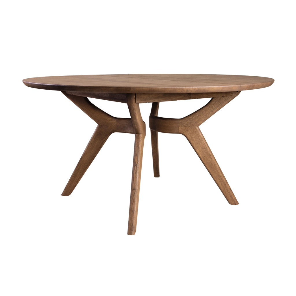 AMELIA Round Extendable Solid Wood Dining Table