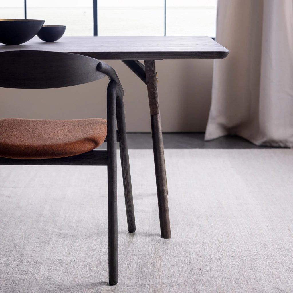 AMELIA Wood Extendable Dining Table in Mocca Brown - Danish Design - Kristensen Kristensen | Milola