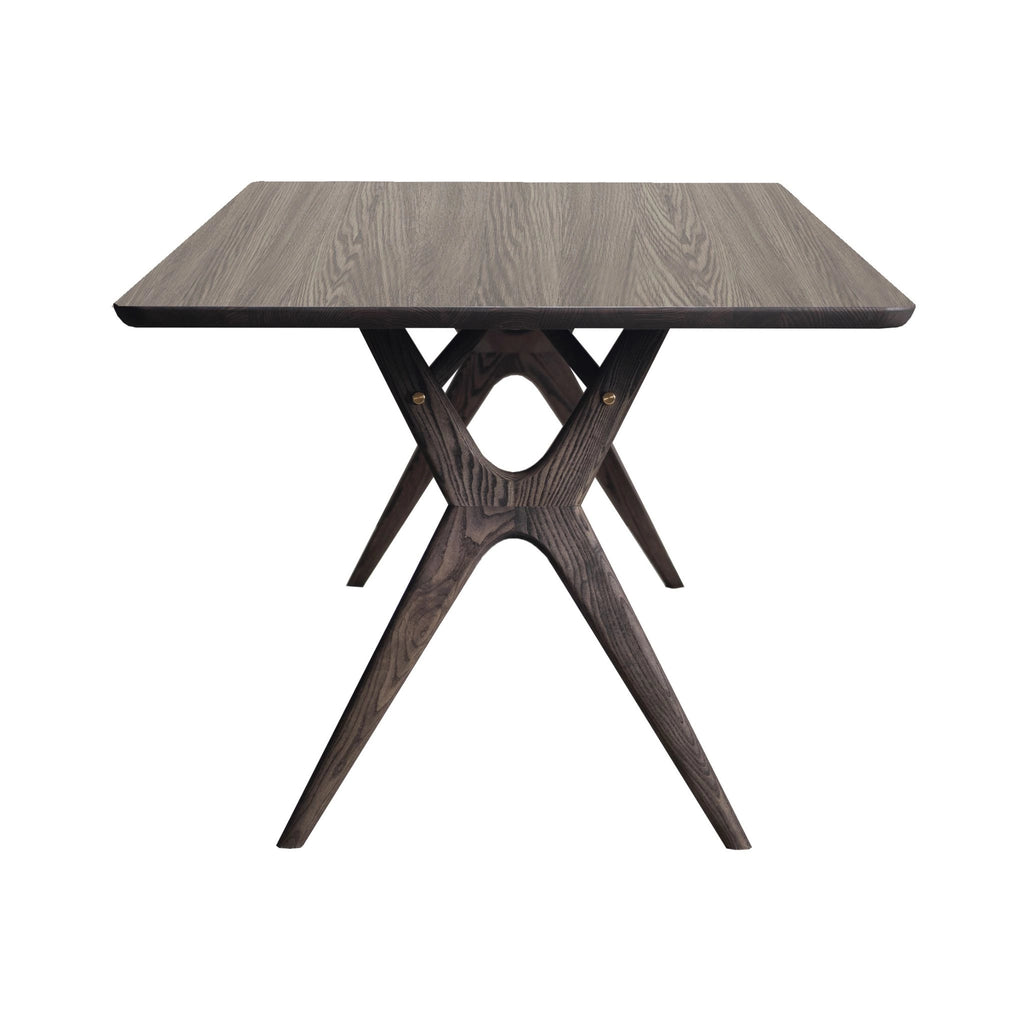 AMELIA Wood Extendable Dining Table in Mocca Brown - Danish Design - Kristensen Kristensen | Milola