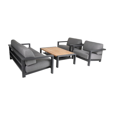 AMESDALE Garden Lounge Set - 3 Seater with 2 Chairs - Brafab | Milola