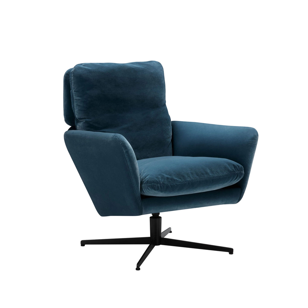 AMY Armchair - Living Furniture in Blue Navy - Sits | Milola