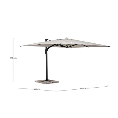 ARIES Outdoor Parasol Dimensions - Bizzotto | Milola