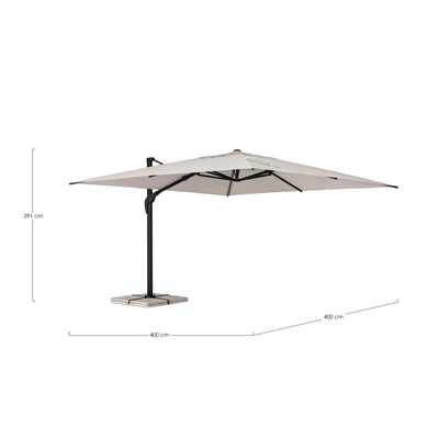 ARIES Outdoor Parasol Dimensions - Bizzotto | Milola