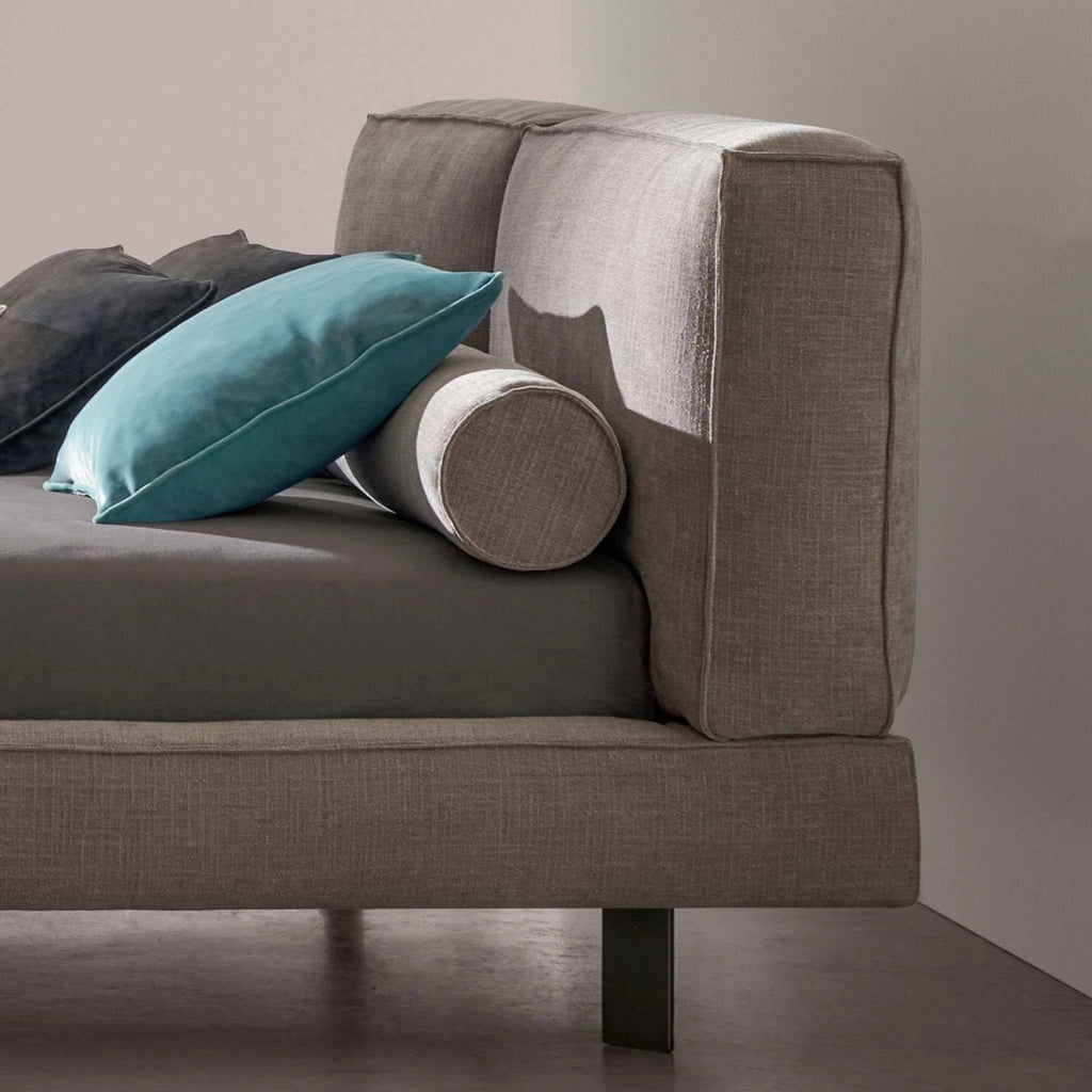 ACADEMY PIUMA H.16 A/A-Box Bed in Beige Lille E48 - Twils | Milols