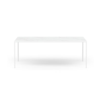 ANDOR Ceramic/Marble Dining Table - White with Statuario 931 Top - Milola