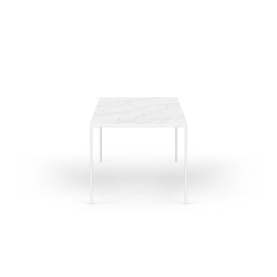ANDOR Ceramic/Marble Dining Table - White with Statuario 931 Top - Milola
