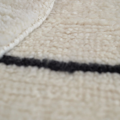 ASTRAL SPIRAL Rug in Black - Linie Design | Milola