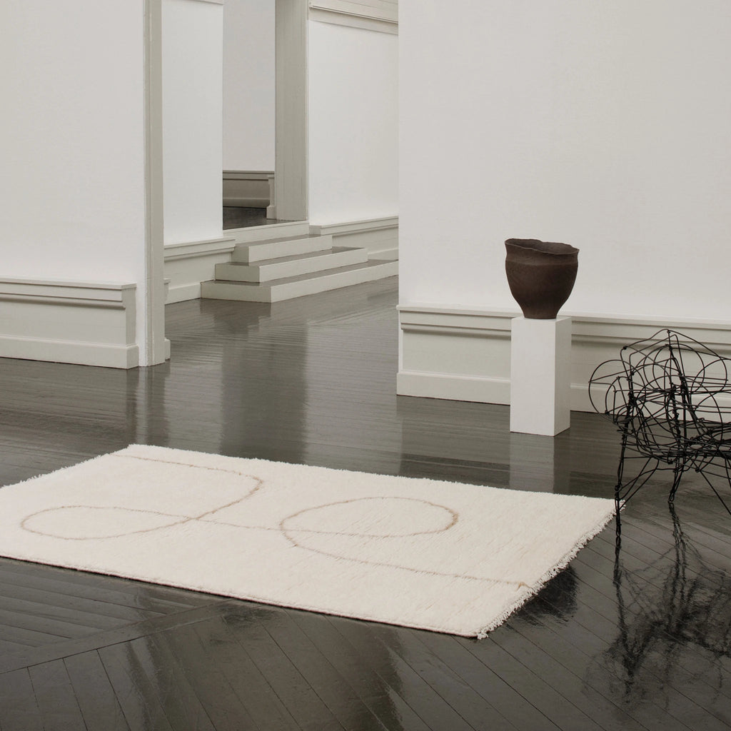 ASTRAL SPIRAL Rug in Camel - Linie Design | Milola