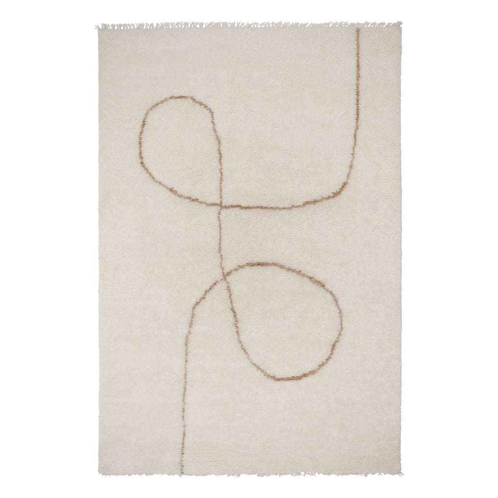 ASTRAL SPIRAL Rug in Camel - Linie Design | Milola