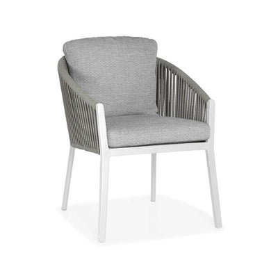 AVERO Dining Chair in White/Anthracite - Suns | Milola