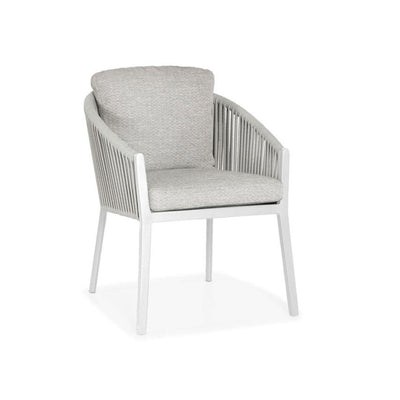 AVERO Dining Chair in White/Soft Grey - Suns | Milola