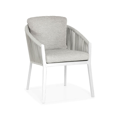 AVERO Dining Chair in White/Soft Grey - Suns | Milola