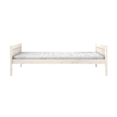 BASIC Bed 90 or 120 - Single Kids Bed in White-Wash - Lifetime Kidsrooms |Milola