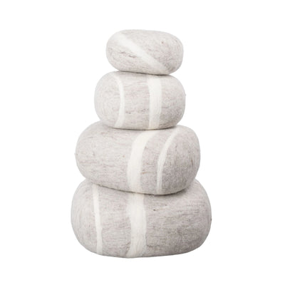 BELA Felt Pebble Pouf - Minimalist Design - Myfelt | Milola