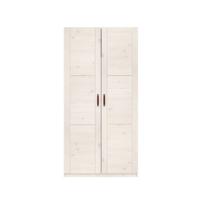 2-Door Wardrobes - Wooden Furniture in WhiteWash - Lifetime Kids | Bolzan