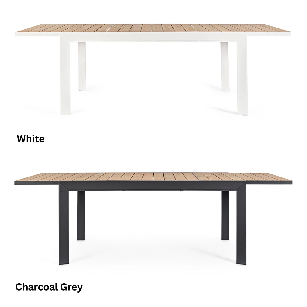 BELMAR Extendable Outdoor Dining Table Collage - Bizzotto | Milola