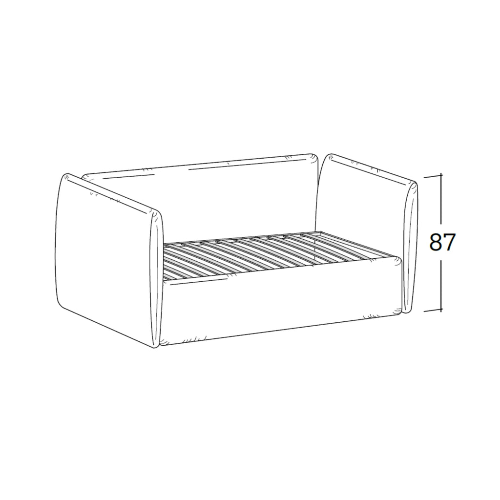 BIBA-Sofa Bed-Guest Bed-Living-Bolzan Letti | Milola