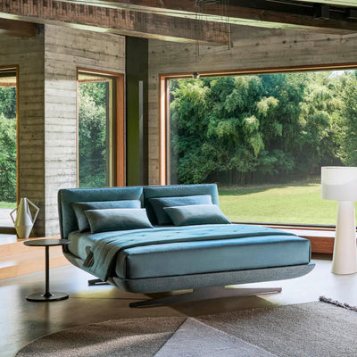 BIGGIE H.18 Bed in Blue-Green - Twils | Milola